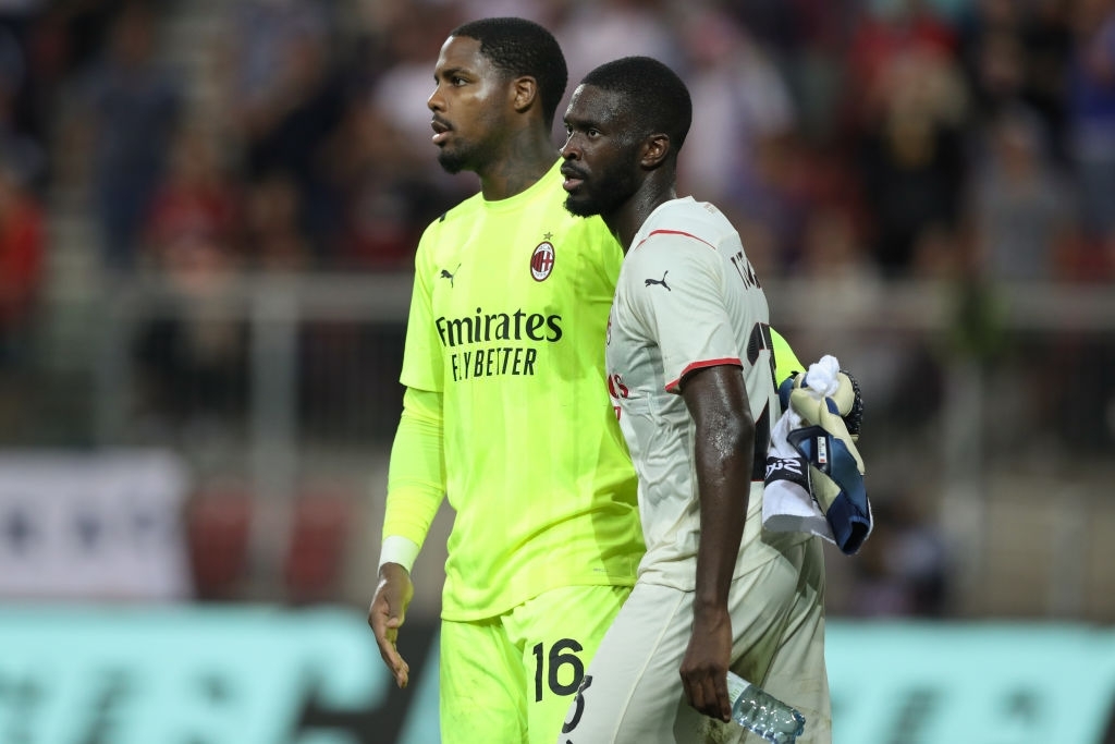 Tomori and Maignan of AC Milan