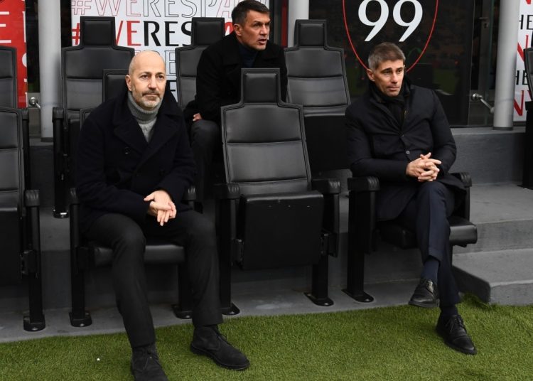 Gazidis, Maldini and Massara - AC Milan