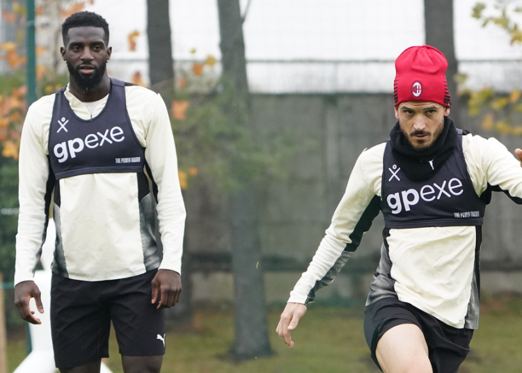 Bakayoko and Florenzi of AC Milan