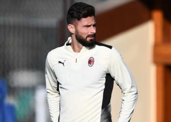 Olivier Giroud of AC Milan