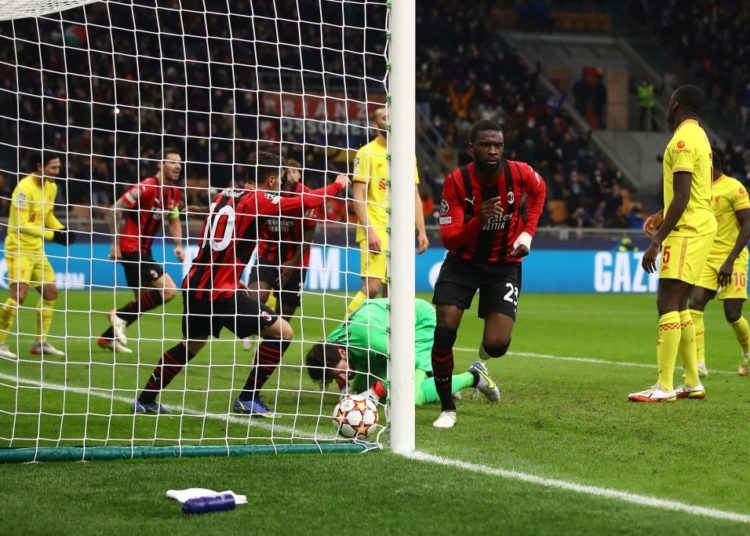 Tomori of AC Milan
