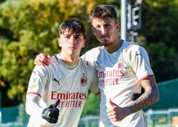 Milan Primavera's Antonio Gala and Marco Nasti
