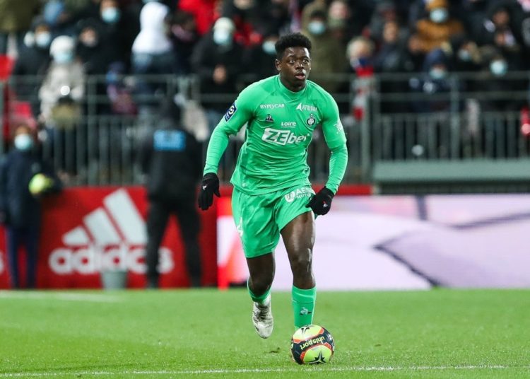 Saidou Sow of Saint Etienne
