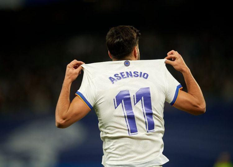 Marco Asensio of Real Madrid