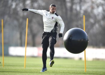 Zlatan Ibrahimovic of AC Milan