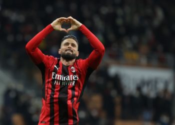 Olivier Giroud of AC Milan