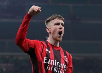 Alexis Saelemaekers of AC Milan