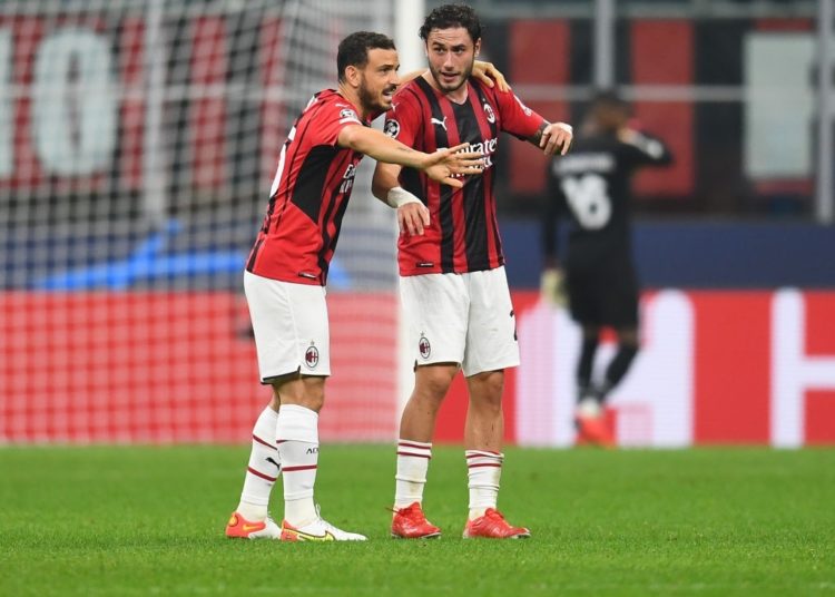 Davide Calabria of AC Milan كالابريا فلورينزي ميلان