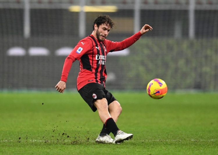 Davide Calabria of AC Milan
