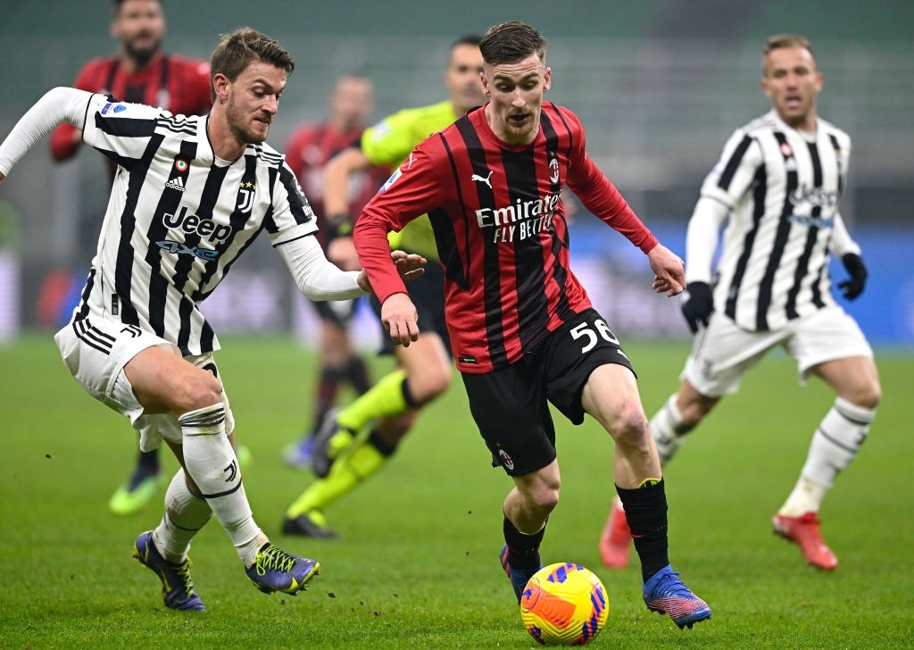 Alexis Saelemaekers of AC Milan