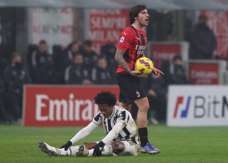 Sandro Tonali of AC Milan