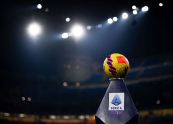 Serie A logo and ball