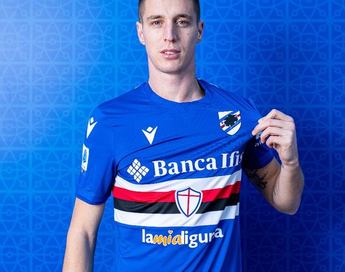 Andrea Conti of Sampdoria