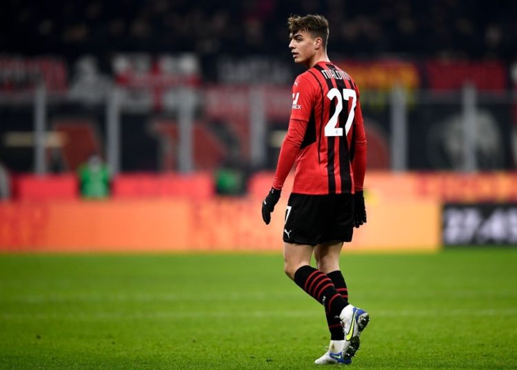 Daniel Maldini of AC Milan