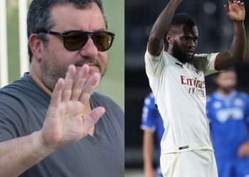Franck Kessie and Mino Raiola