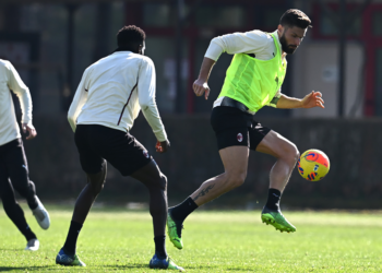 Olivier Giroud of AC Milan