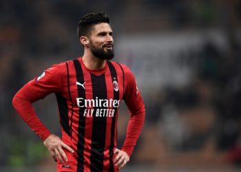 Olivier Giroud of AC Milan