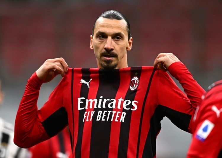 Zlatan Ibrahimovic of AC Milan