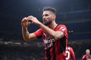 Olivier Giroud of AC Milan