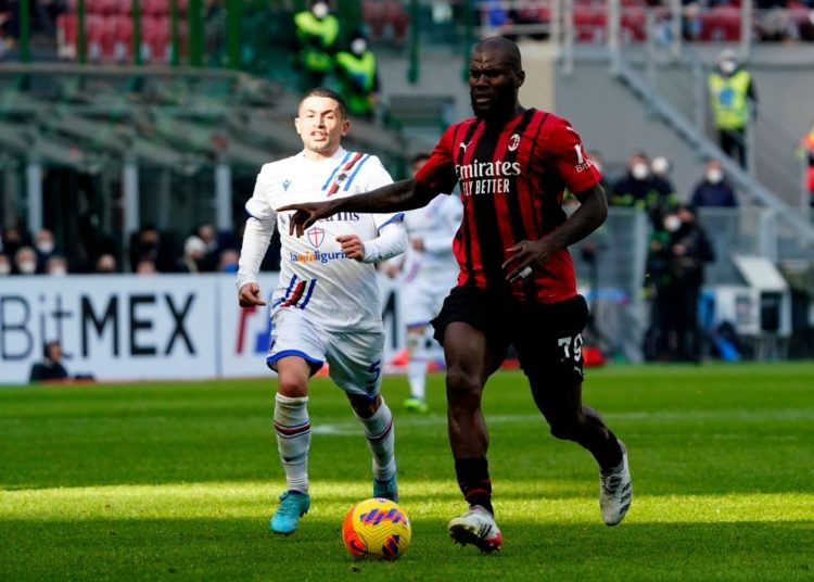 Franck Kessie of AC Milan