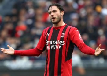 Davide Calabria of AC Milan