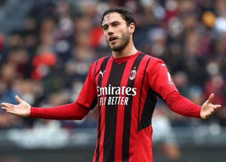 Davide Calabria of AC Milan