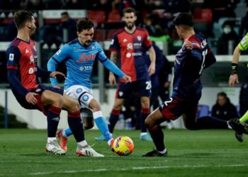 Napoli drop points in the Serie A race, AC Milan remains first for now