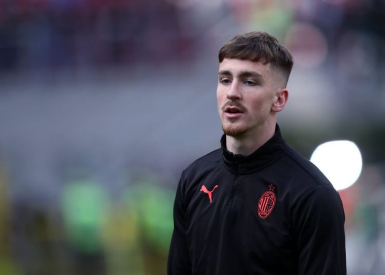 Alexis Saelemaekers of AC Milan