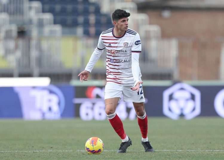 Raoul Bellanova of Cagliari