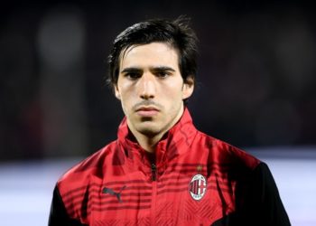 Sandro Tonali of AC Milan