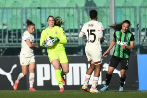 AC Milan goalkeeper Laura Giuliani