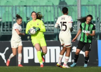 AC Milan Women players vs Sassuolo