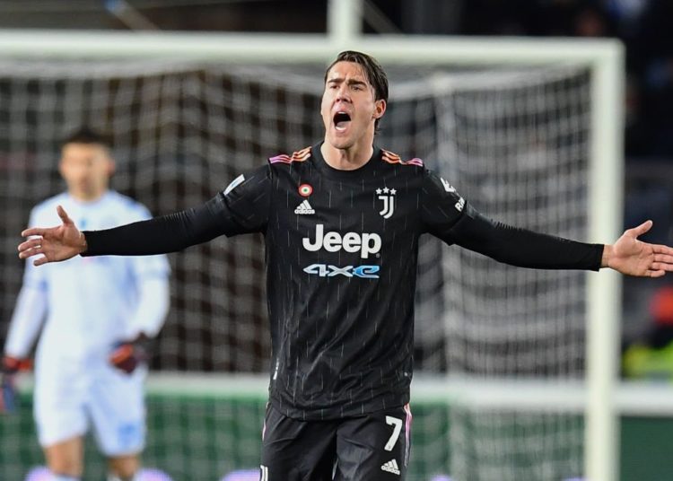 Dusan Vlahovic of Juventus