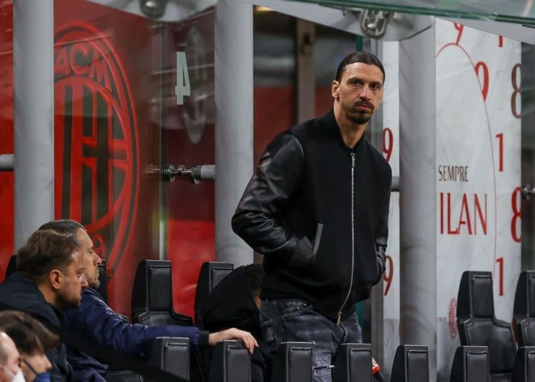 Zlatan Ibrahimovic of AC Milan