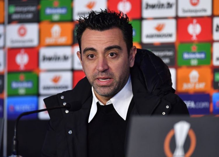 Xavi of FC Barcelona