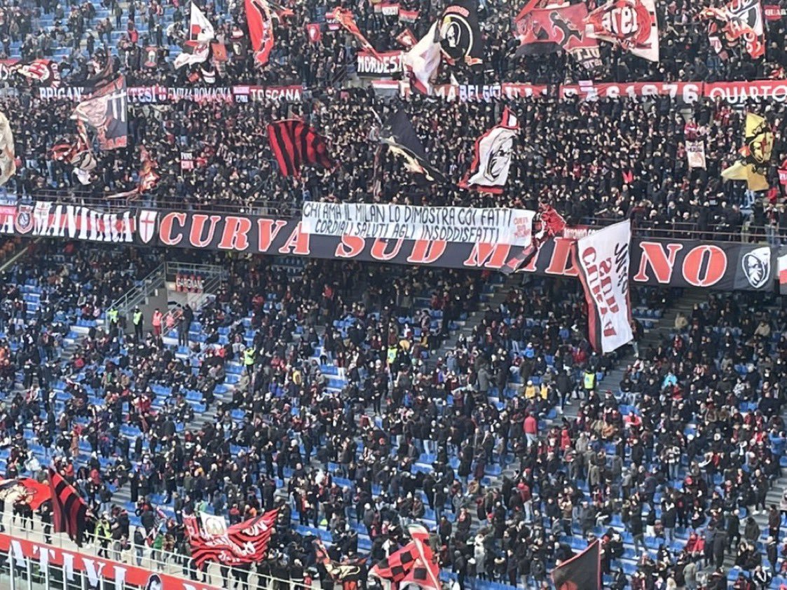 message milan fans