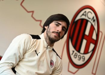 Sandro Tonali of AC Milan