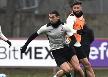 Zlatan Ibrahimovic of AC Milan