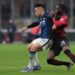 Inter's Lautaro Martinez and Fikayo Tomori of AC Milan