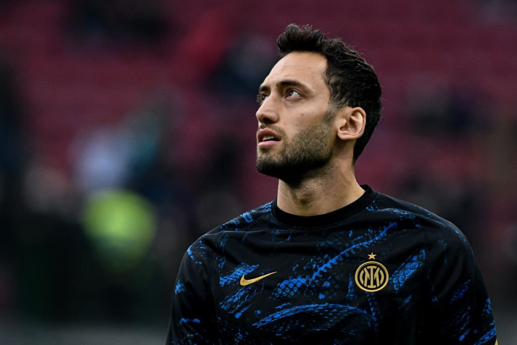 Hakan Calhanoglu of Inter تشالهانوغلو إنتر