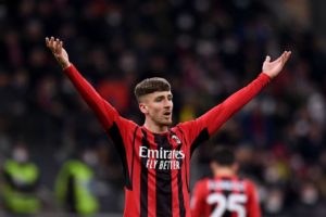 Alexis Saelemaekers of AC Milan