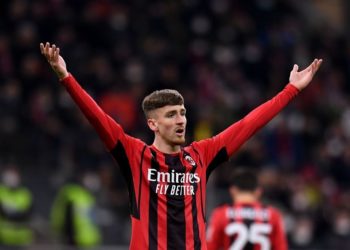 Alexis Saelemaekers of AC Milan