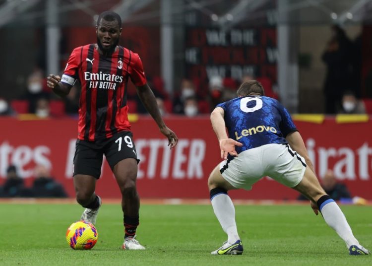 Franck Kessie of AC Milan