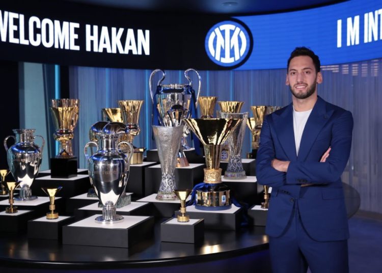 Hakan Calhanoglu of Inter