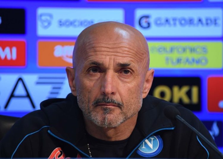 Luciano Spalletti of Napoli