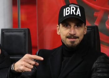 Zlatan Ibrahimovic of AC Milan
