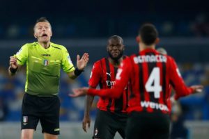 Daniele Orsato in AC Milan match
