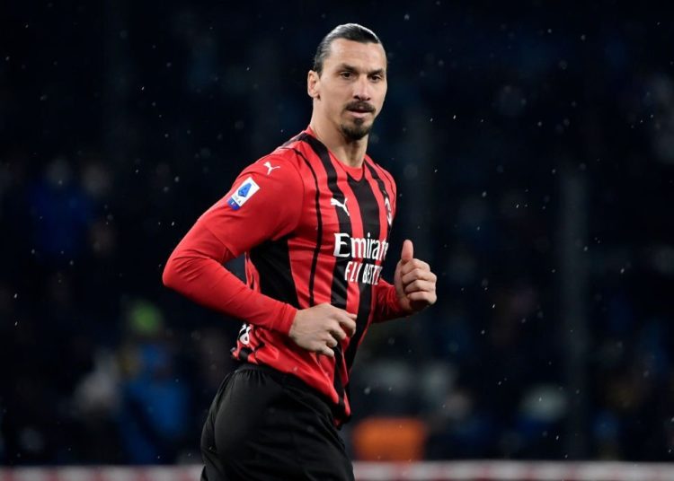 Zlatan Ibrahimovic of AC Milan