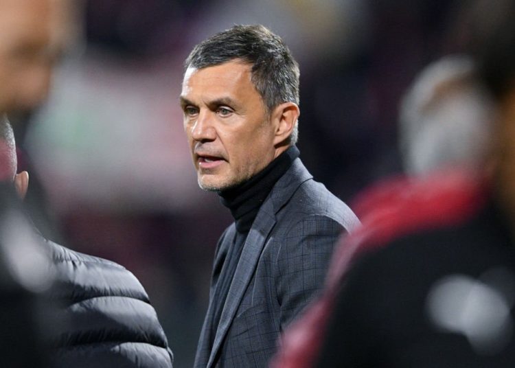Paolo Maldini of AC Milan