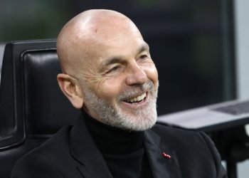Coach Stefano Pioli of AC Milan